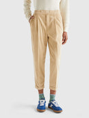 Velvet Cotton Chino - Sand