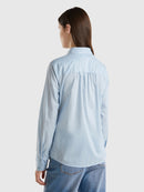 Plain Regular Fit Shirt - Blue
