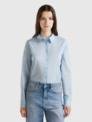 Plain Regular Fit Shirt - Blue