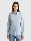 Plain Regular Fit Shirt - Blue