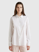 Plain Regular Fit Shirt - White