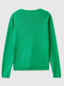Basic Woman Cardigan - Green