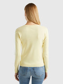 Basic Woman Cardigan - Lemon