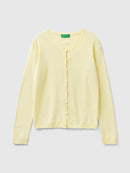 Basic Woman Cardigan - Lemon