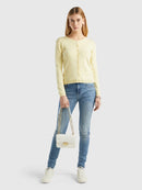 Basic Woman Cardigan - Lemon
