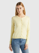 Basic Woman Cardigan - Lemon