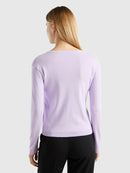 Basic Woman Cardigan - Lilac