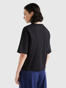 Basic Round Neck T-Shirt - Black