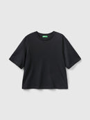 Basic Round Neck T-Shirt - Black