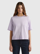 Basic Round Neck T-Shirt - Lilac