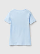 Basic Round Neck Tee - Sky