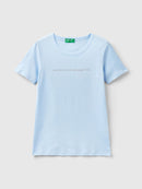 Basic Round Neck Tee - Sky