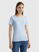 Basic Round Neck Tee - Sky