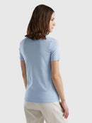 Ucb V Neck T-Shirt - Sky