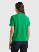 Organic Cotton Pique Polo Shirt - Green
