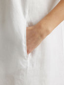 Sleeveless Dress - White