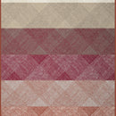 Cotton Rich Cross Hatch Burnt Orange Throw - 140x180