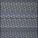 Cotton Rich Throw 140 x 180cm - Parquet Blue