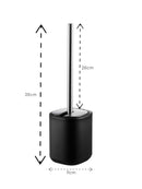 Echo Toilet Brush & Holder - Black