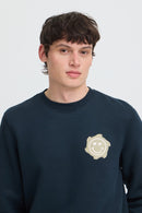 Keelan Graphic Crew Pullover - Salute