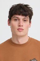 Keelan Graphic Crew Pullover - Arganoil