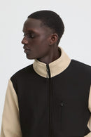 Mario Fleece Tech Zip Jacket - Crockery