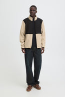 Mario Fleece Tech Zip Jacket - Crockery