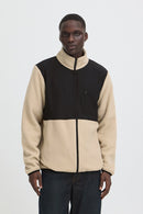 Mario Fleece Tech Zip Jacket - Crockery