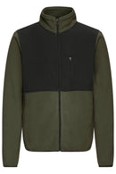 Mario Fleece Tech Zip Jacket - Forest Night