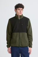 Mario Fleece Tech Zip Jacket - Forest Night