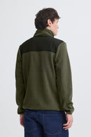 Mario Fleece Tech Zip Jacket - Forest Night