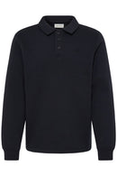 Juste Polo Collar Sweatshirt - Black Beauty