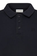 Juste Polo Collar Sweatshirt - Black Beauty