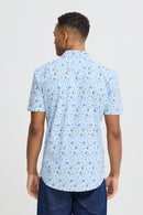 Abasi Print Shirt - Blue Bell