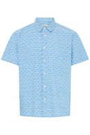 Aban Print Shirt - Lichen Blue