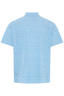 Aban Print Shirt - Lichen Blue