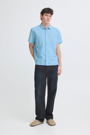 Aban Print Shirt - Lichen Blue
