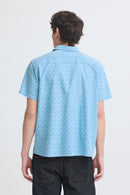 Aban Print Shirt - Lichen Blue