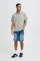 Aban Print Shirt - Dusty Olive