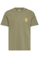 Sun Island Emblem Tee - Dusty Olive