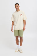 Downton Sweat Shorts - Oil Green