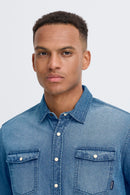 Dargo Denim Shirt - Denim Middle Blue