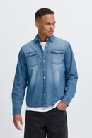 Dargo Denim Shirt - Denim Middle Blue