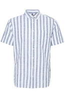 Arun Stripe Shirt - Snow White