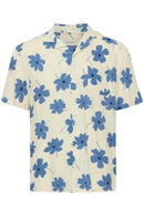 Adan Print Shirt - Bleached Sand