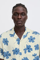Adan Print Shirt - Bleached Sand