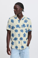 Adan Print Shirt - Bleached Sand
