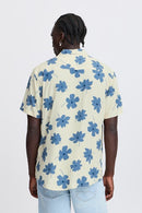 Adan Print Shirt - Bleached Sand