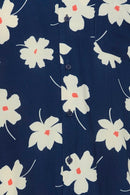 Adan Print Shirt - Dress Blues