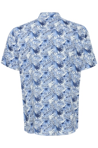 Adim Print Short Sleeve Shirt - Dress Blues